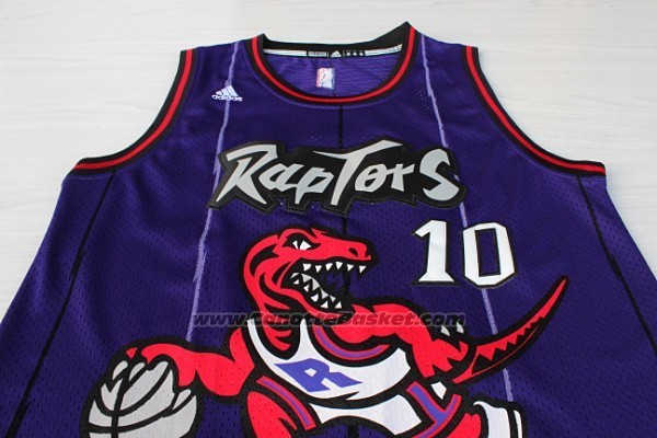 Maglia Toronto Raptors DeMar DeRozan #10 Retro Viola